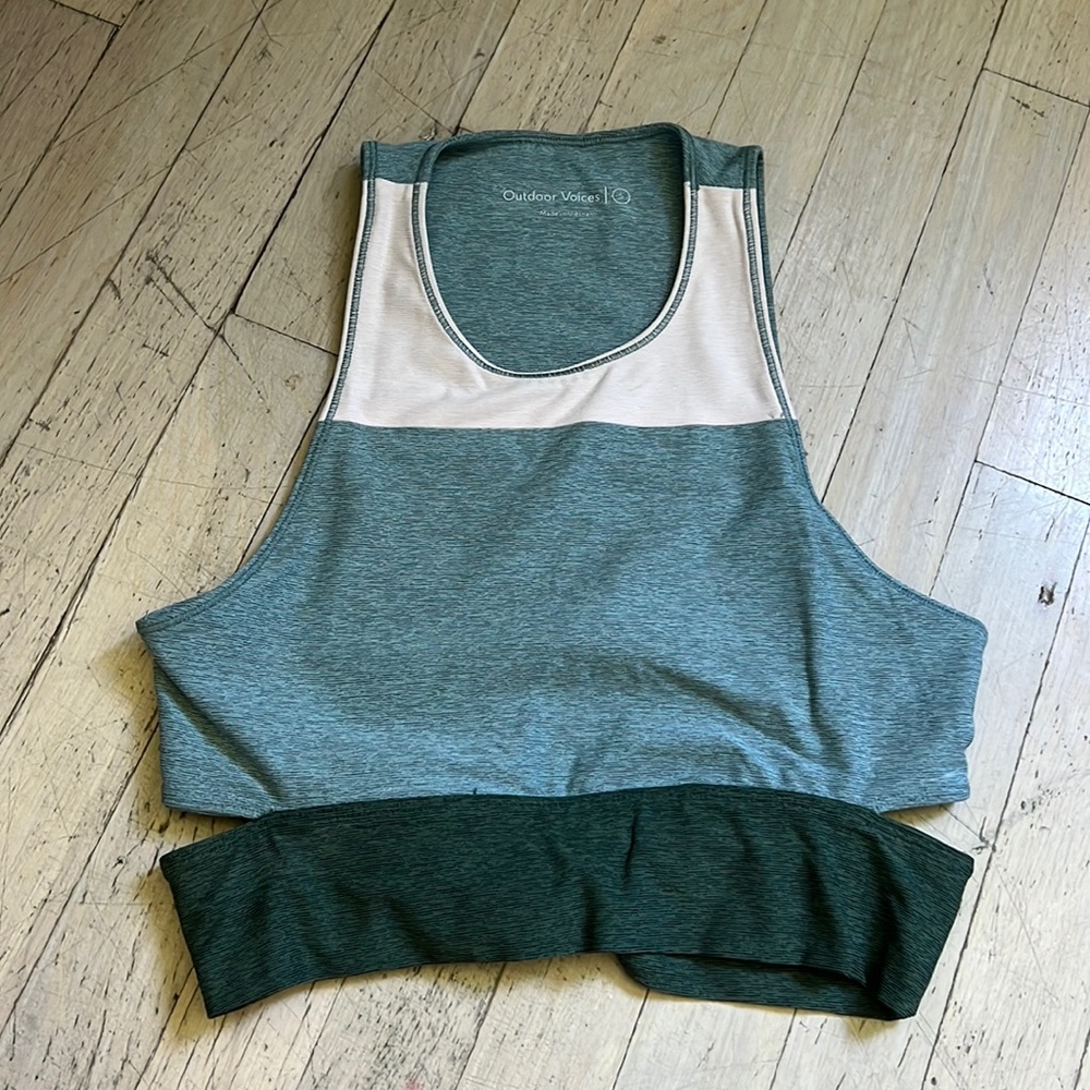 outdoor voices workout set size s/m